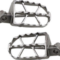 Moose ND Series Offset Footpegs 1/2" Offset Silver fits Yamaha WR/YZ