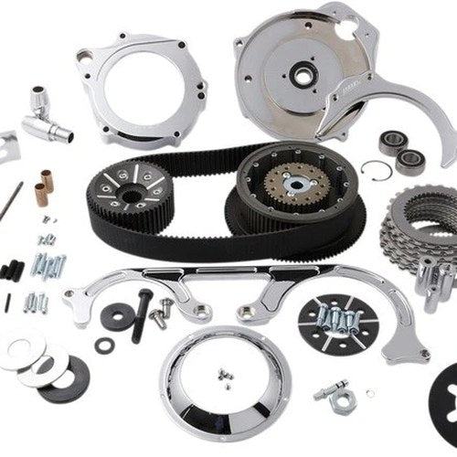 Bdl 2" Open Belt Drive 2-Piece Motor Plate for Mechanical Clutch Chrome TC2PB-2C