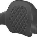 Saddlemen LS Tour-Pak Backrest Pad Silver Stitch #285057 Harley Davidson