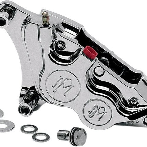 Performance Machine 4-Piston Differential Bore Caliper Front Right Chr #248049
