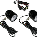 Custom Dynamics ProBEAM LED Halo Fog Lights Black #PB-FOG-SS6-B Harley Davidson