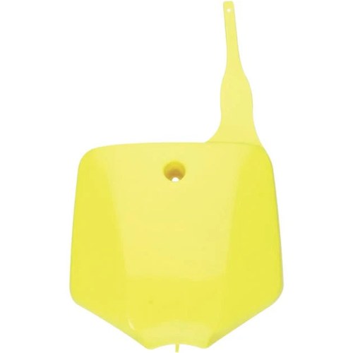 UFO Number Plate Front Neon Yellow SU03926102 for Suzuki RM65 2003-2005
