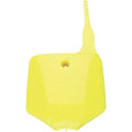 UFO Number Plate Front Neon Yellow SU03926102 for Suzuki RM65 2003-2005