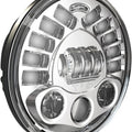 Custom Dynamics 7" ProBEAM LED Adaptive Pedestal Mount Headlamp Chrome