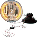 Headwinds 7" Headlamp with LED Turn Signals & Control Module Halogen Headlight