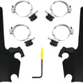 Memphis Shades Fats/Slim Trigger Lock Mounting Kit Black MEB2054 Harley Davidson