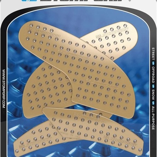 Stomp Volcano Profile Traction Pad Tank Grips Clear #55-10-0146C Ducati