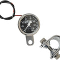 DS 1-7/8" Mini Mechanical Speedometer w/LED 2240:60 Black Face