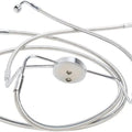 Magnum Polished Stainless Designer ABS Lower Brake Line Kit #57010