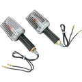 K&S Long Stem Mini-Stalk Marker Light Set Single Filament Black Clear