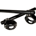 Driven Halo Clip-On Handlebars 51mm Black for Kawasaki/Aprilia