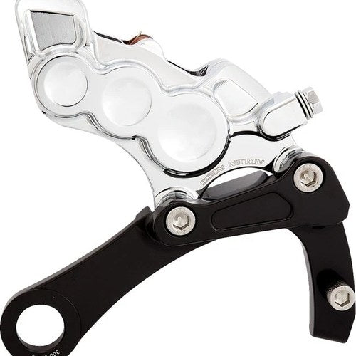 Arlen Ness 6-Piston Rear Brake Caliper Chrome #02-326 Harley Davidson Softail