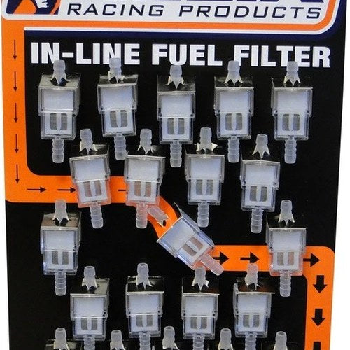 Helix In-Line Fuel Filter 21-Pack 1/4" White