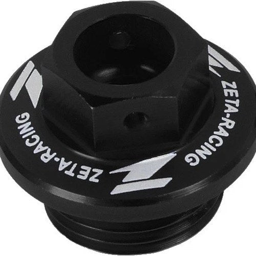 Zeta Oil Filler Plug Black #ZE89-2111 for Kawasaki/Yamaha/Honda/Suzuki