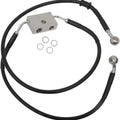 DS Extended Front Brake Line Kit Black ABS Only +12" Oversize #3300525