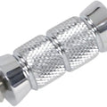 Accutronix Chrome Shifter/Brake Peg Knurled 2-1/4in. #PT220-KGC1 Harley Davidson