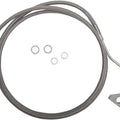 DS Extended Front Upper Brake Line Kit Stainless ABS Only +6" Oversize #1048003