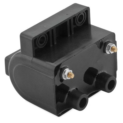 Twin Power Dual Fire Ignition Coil 5 Ohms Black #10-2027 Harley Davidson