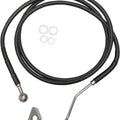 Drag Specialties Front Upper Brake Line Kit Black ABS Only Stock Length #1048000