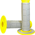 Renthal MX Dual Compound Tapered 1/2 Waffle Grips Gray/Yellow