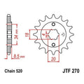 JT Front Sprocket 520 14T #JTF270.14 fits Honda Rebel 250/CB250