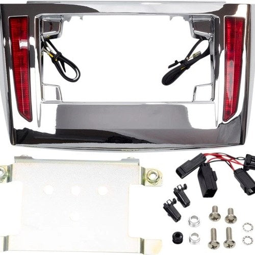 Ciro LED License Plate Frame for Tri-Glide Chrome #40080 Harley Davidson