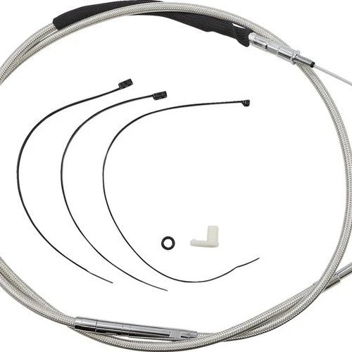 Magnum Alternate Length Stainless Clutch Cable 75-3/4" #523610HE Harley Davidson