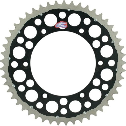 Renthal Sprocket Twinring 51T 520 Steel/Aluminum Black #1120-520-51GPBK