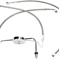 Magnum Alt Length XR Non-ABS Comp. Front Brake Line Kit 27" SS/Chr #SSC1305-27