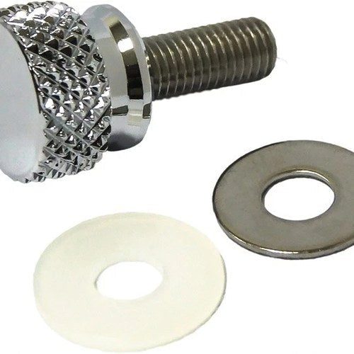HardDrive Knurled Stepped Seat Knob 1/4"-28 Chrome