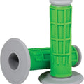 Moose Compound Diamond Half Waffle Grips Green
