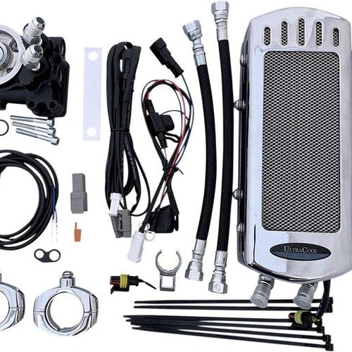 UltraCool 3.0 Oil Cooler Kit Chrome for Indian Motorcycles