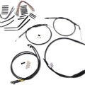 Burly Handlebar Cable/Line Kit for 14" Hangers Black #B30-1198 Harley Davidson