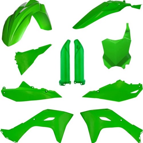 Acerbis Full Plastics Kit 24 Green #2983570006 for Kawasaki KX450 4-Stroke 2024
