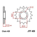 JT Front Sprocket 428 16T #JTF409.16 for Suzuki DR125/DR125SE/SP125