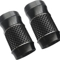 Eddie Trotta Fork Slider Cover Stock Cross-Cut Black #TC-962B Harley Davidson