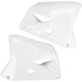 UFO Radiator Shrouds White SU03987041 for Suzuki RM125/RM250 2001-2008