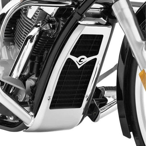 Cobra Radiator Cover Chrome #05-9334 Honda VT1300