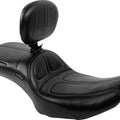 Le Pera Maverick Daddy Long Legs Seat With Backrest #LV-957DLBR Harley Davidson