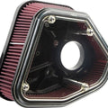 Alloy Art Boom Box Air Cleaner Kit 2.8" Black #2.8M8BP Harley Davidson