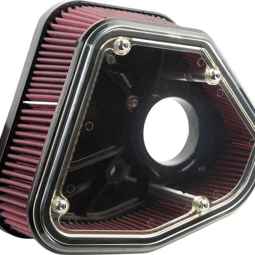 Alloy Art Boom Box Air Cleaner Kit 2.8" Black #2.8M8BP Harley Davidson