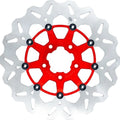 GBrakes Floating Wave Brake Rotor 11.8" Front Red #GBDU023 Harley Davidson