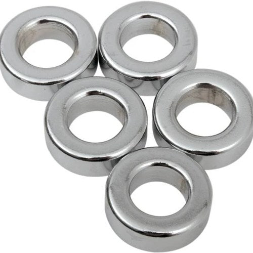 DS Chrome Steel Spacer 5-Pack 3/8" x.25" Thick
