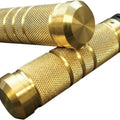 Accutronix Custom Brass Grips Knurled/Grooved #GR100-KG5 Harley Davidson