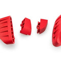 Puig Replacement Rubber Inserts for Puig Pro 2.0 Frame Sliders Red