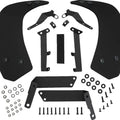 Show Chrome Aeroflo Lower Wind Deflectors Black #52-934LBK for Honda Goldwing