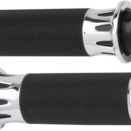 Arlen Ness Deep Cut Fusion Grips Black #07-317 Harley Davidson