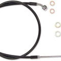 Magnum Alternate Length XR ABS Front Upper Brake Line 38" Blk/Chr #SBC1410-38
