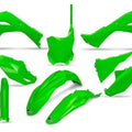 UFO Complete Plastics Kit Fluorescent Green #KAKIT231F-AFLU for Kawasaki