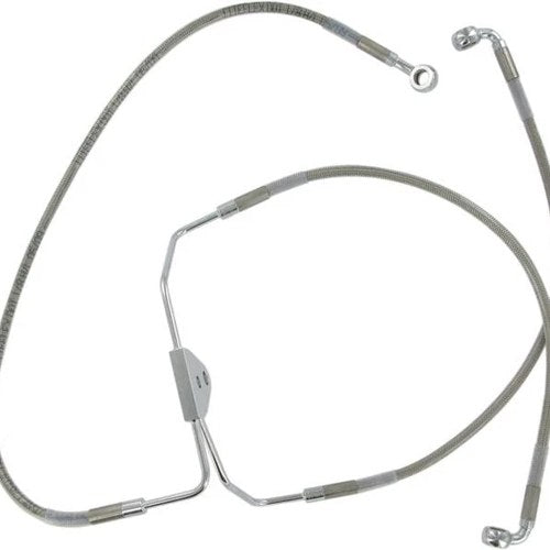 DS Braided Brake Line Kit Non-ABS Front Harley Davidson #143609